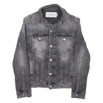 Buy CALVIN KLEIN JEANS Mens Denim Jacket Black XS • 23.99£