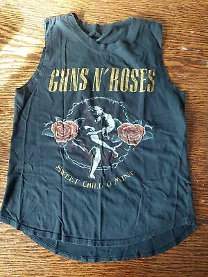 Buy Guns N Roses Tank Top Women Medium Black Bravado…#1542 • 8.41£
