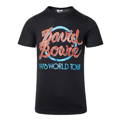 Buy David Bowie T-Shirt World Tour 1978 Official New Black • 14.95£