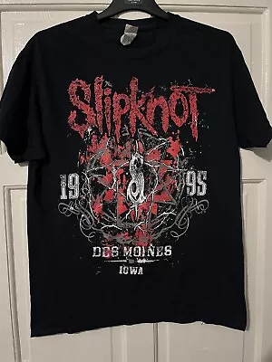 Buy Slipknot T-shirt, LDes Monies, Iowa 1995. Goldman Heavy Cotton Size L • 9.99£