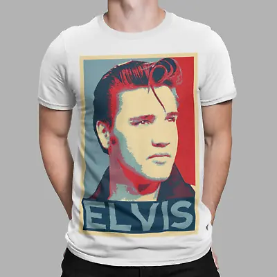 Buy Elvis Presley T-Shirt Poster Music 60s 70s Classic Retro Tee The King • 6.99£