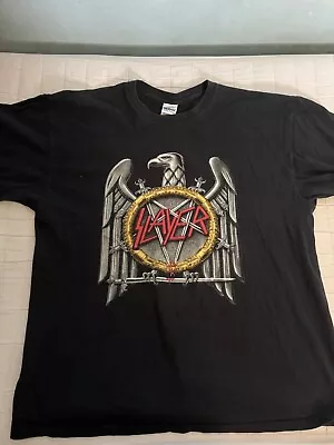 Buy Slayer Silver Eagle T-shirt XL • 15£