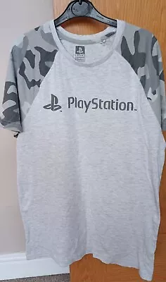 Buy Mens Boys Teens Short Sleeved Top T Shirt PlayStation Design Size S • 0.99£
