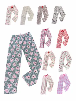 Buy Women's Ladies Pyjama Bottoms  Elasticated Cotton Summer Size 8 To 20 • 4.99£