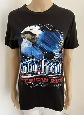 Buy Toby Keith American Ride Tour Small Black Band T-shirt Music Merch Cotton Gildan • 34.76£