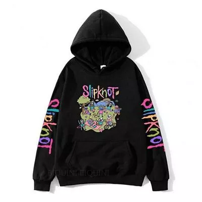 Buy Slipknot 2D Print Hoodie Unisex Casual Versatile Fashion Long Sleeve Sweatshirt. • 20.39£
