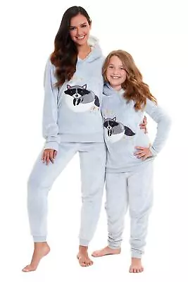 Buy Womens Pyjama Set Loungewear Pyjamas Plush Comfy Warm Soft Hooded Pjs Sets • 9.95£