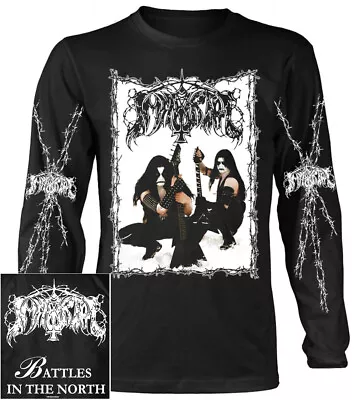 Buy Immortal Battles In The North Photo Long Sleeve Shirt S-XXL Official Band Merch • 31.22£