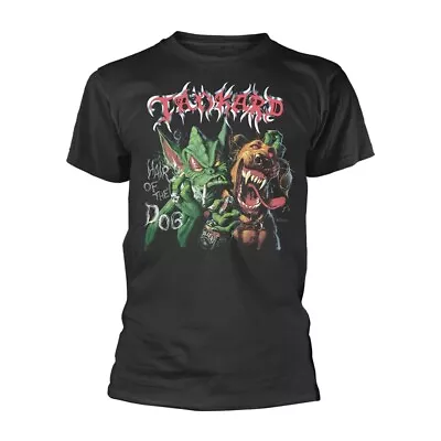 Buy TANKARD - HAIR OF THE DOG BLACK T-Shirt, Front & Back Print Small • 20.09£