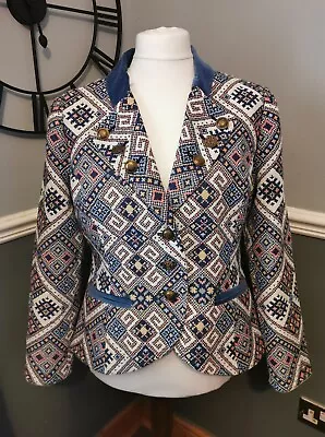 Buy JOE BROWNS 'Tapestry Styled' Jacket Size 16 • 24.95£