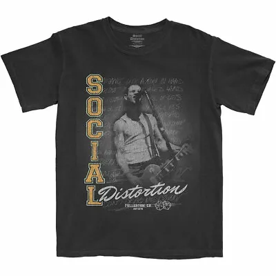 Buy SOCIAL DISTORTION - Unisex T- Shirt - Athletics - Black Cotton  • 16.99£