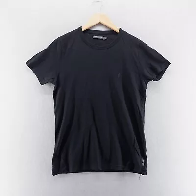 Buy French Connection Mens T Shirt Medium Black Logo Short Sleeve Cotton • 9.21£