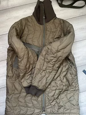 Buy German Army Field Jacket Large Parka Quilt Liner Military Issue Original Warm • 17£