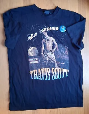 Buy Band Merchandise Travis Scott Tshirt Black Size XL • 6£