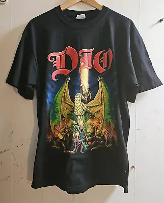 Buy DIO - Killing The Dragon + CRIMSON 2002 Vintage T-shirt RAZAMATAZ ENGLAND NOS • 46.14£