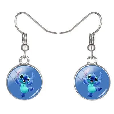 Buy Stitch Earrings Ear Rings Lilo And & Present Jewellery Hook Dangly Gift • 5.49£