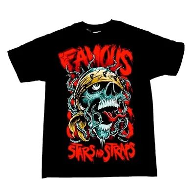 Buy Famous Stars & Straps  thornz Skull T Shirt Black (s) • 24.99£