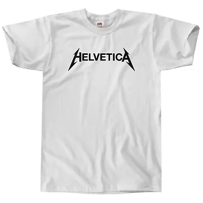 Buy Helvetica T-shirt || Mens / Unisex || Funny Font Parody Metal Metallica Font • 12.99£