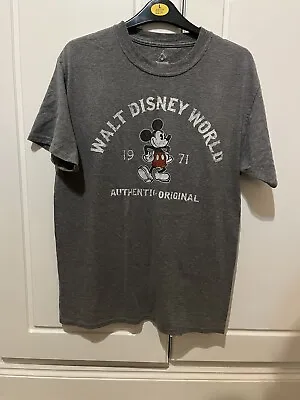 Buy Hanes Disney Parks Mickey Mouse Disneyland Resort Grey Mark Tshirt Size Medium • 0.99£