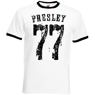 Buy Presley 77 Rock N Roll T Shirt Funny Novelty Birthday Gift Retro Halloween Film • 9.99£