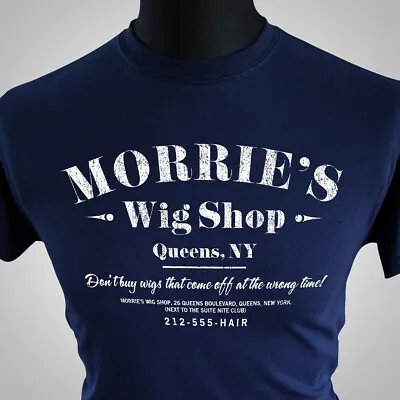 Buy Morries Wig Shop T Shirt Retro Movie Gangsters Goodfellas Mob Mafia Blue • 15.99£