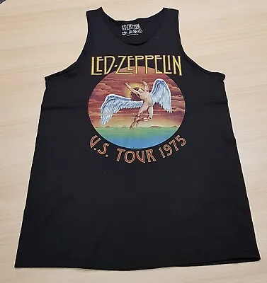 Buy Led Zeppelin Black Vest Coloured Icarus Design • 16.99£