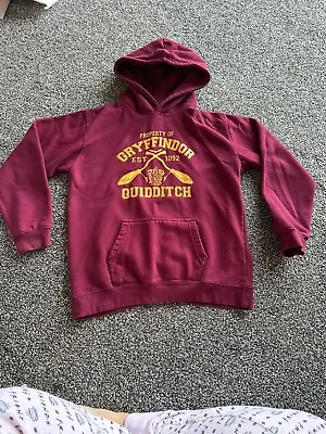 Buy Harry Potter Hoodie - Gryffindor Quidditch - Age 12-13 Years • 3.99£