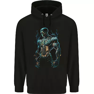 Buy Eternal Physique Skull Gym Bodybuilding MMA Mens 80% Cotton Hoodie • 19.99£