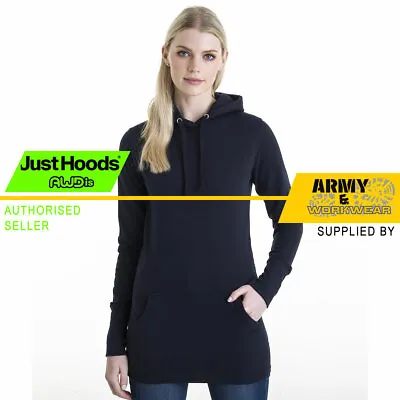 Buy AWDIS Women's Longline Hoodie Ladies Soft Long Stylish Fitted Hooded Sweatshirt • 16.99£
