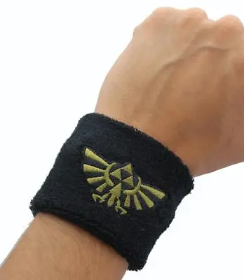 Buy Legend Of Zelda Hyrule Logo Terry Cloth Wristband • 11.39£