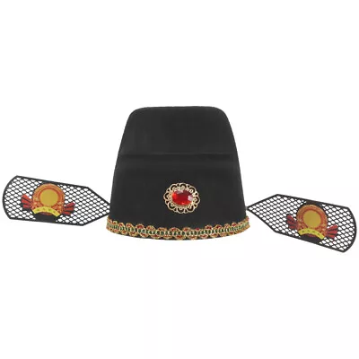 Buy Emperor Hat Hanfu Costumes Chinese Style Oriental Cap Hoodie • 7.35£