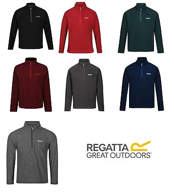 Buy Regatta Montes Light Weight Micro Fleece Half Zip Washable Quick Dry Top S-3XL • 15.49£
