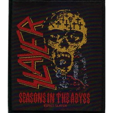 Buy Slayer Seasons In The Abyss Skull Patch Official Metal Band Merch • 6.31£