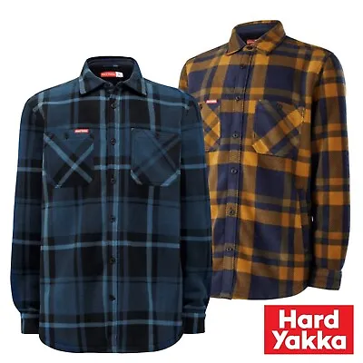 Buy Quality Australian Hard Yakka Padded Warm Sherpa Fleece Jacket Shirt Shacket • 54.95£
