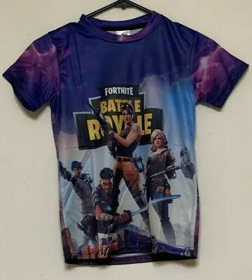 Buy Fortnite Kids Battle Royale T Shirt Sizes 6-16 Brand New • 13£