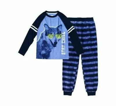 Buy Wonder Nation Boys Sleepwear Shirt & Pants Small (6-7) Wolf Glows In Dark  • 11.37£