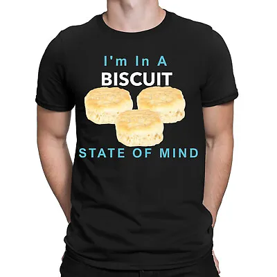Buy Biscuit State Of Mind Cookie Bakery Food Humor Funny Mens Womens T-Shirts Top #D • 9.99£