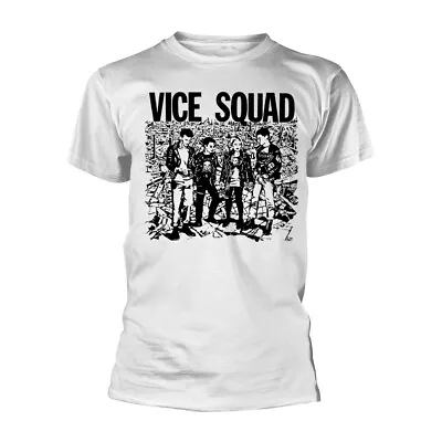 Buy Vice Squad - LAST ROCKERS (WHITE) OFFICIAL T-Shirt * Sale Price £9.99! • 9.99£