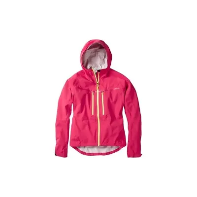 Buy Madison Zena Women's Waterproof Cycling Jacket - Size 12 - Rose Red • 34.99£