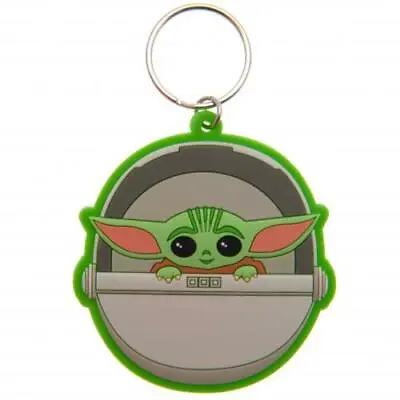 Buy The Mandalorian Baby Yoda, The Child Rubber Keyring Carded, Official Merch • 5.49£