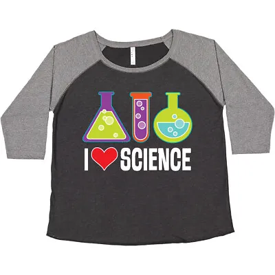 Buy Inktastic I Love Science Chemistry Teacher Women's Plus Size T-Shirt Clothing • 24.12£