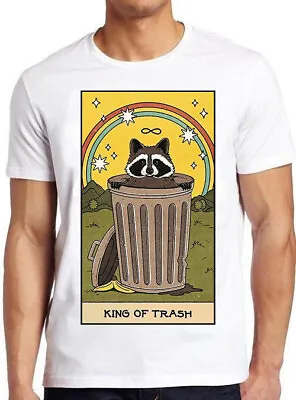 Buy King Of Trash Raccoon Tarot Card  Meme Gamer Cool Cult Movie Gift T Shirt M822 • 6.35£