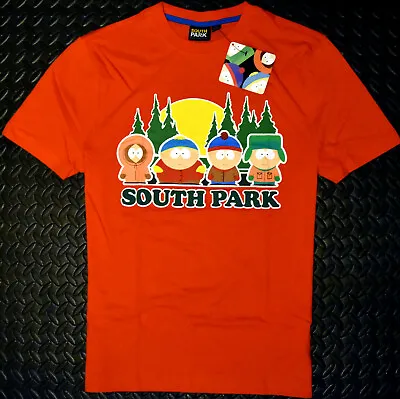 Buy SOUTH PARK T Shirt Mens PRIMARK 100% Cotton ORANGE RED CARTMAN UK Sizes M To XXL • 24.95£