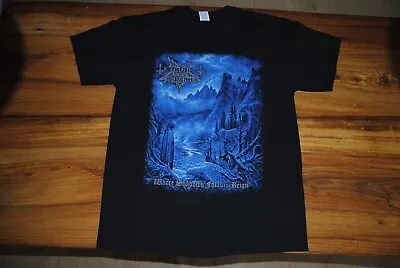 Buy Dark Funeral  Where Shadows Forever Reign  Large L T-Shirt Marduk Watain • 14.22£