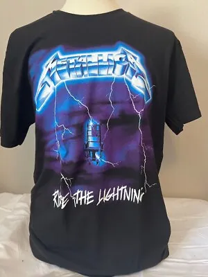 Buy Metal Ride The Lightning Print T-shirt • 20.77£