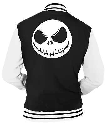 Buy Jack Skull Varsity Jacket - Inspired By Nightmare Before Christmas • 35.99£