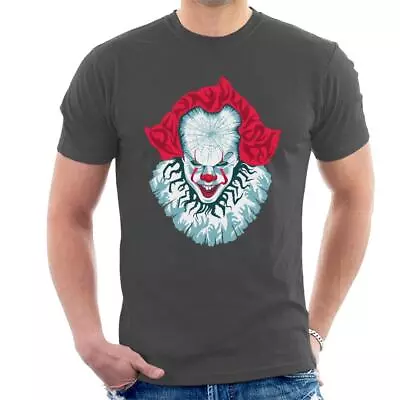 Buy All+Every IT Pennywise Cracked Head Men's T-Shirt • 17.95£