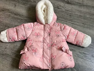 Buy Disney Minnie Mouse Pink  Jacket 3-6 Months Girl • 4.50£
