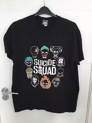 Buy Suicide Squad Mens Black Cotton T-Shirt - Size XL • 12.99£