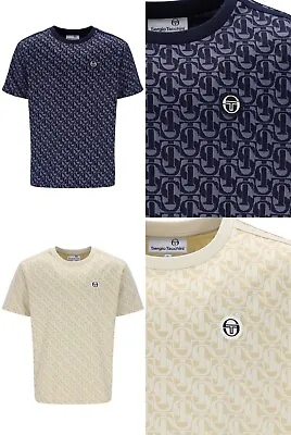 Buy Sergio Tacchini Mens Short Sleeve Rene Mono T Shirt Smart Summer Top Casuals New • 44.99£
